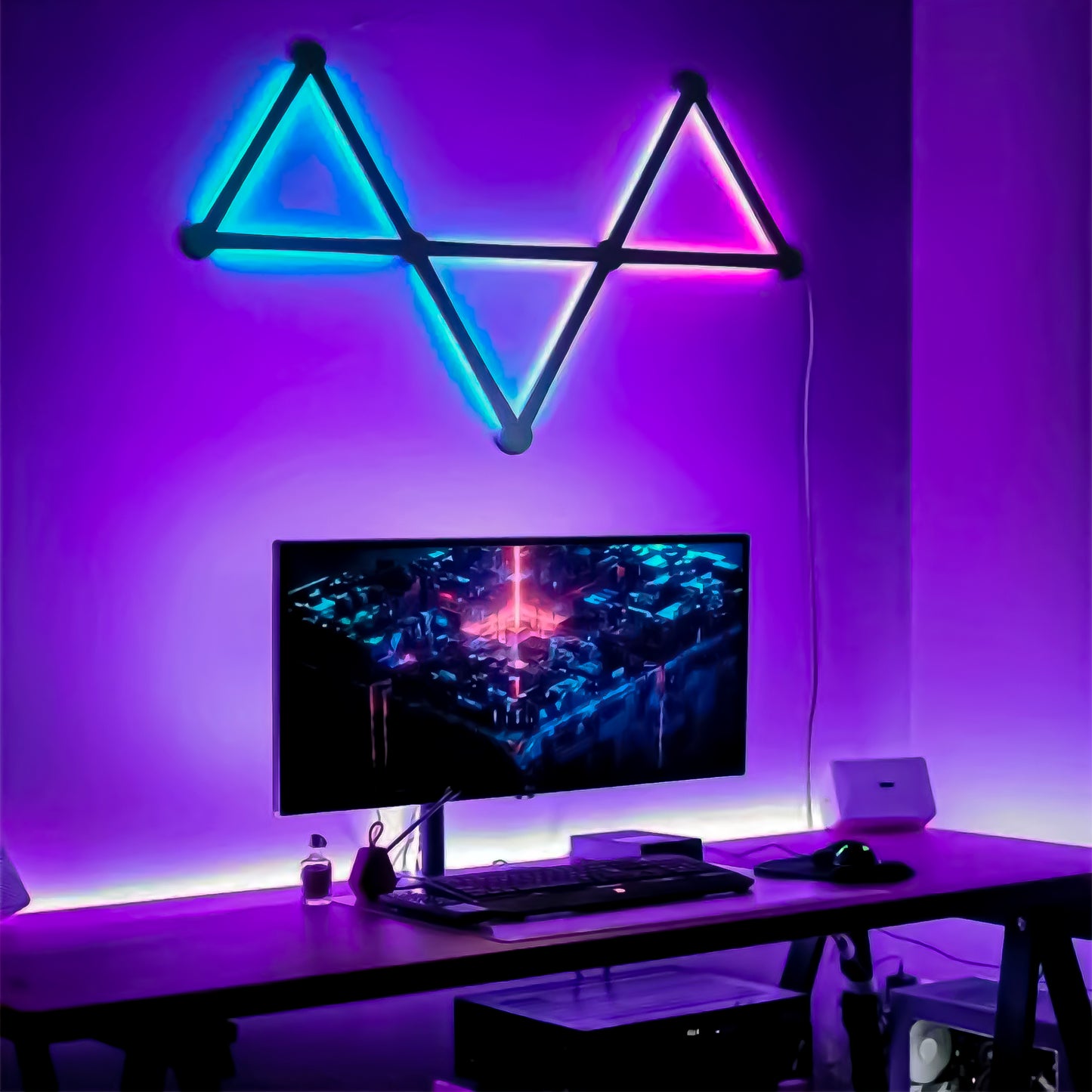 TriSmart WallGlow LED RGB - Top #10 - WarmGlow Lights