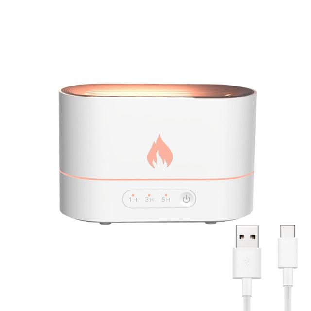Flame Humidifier Diffuser - WarmGlow Lights