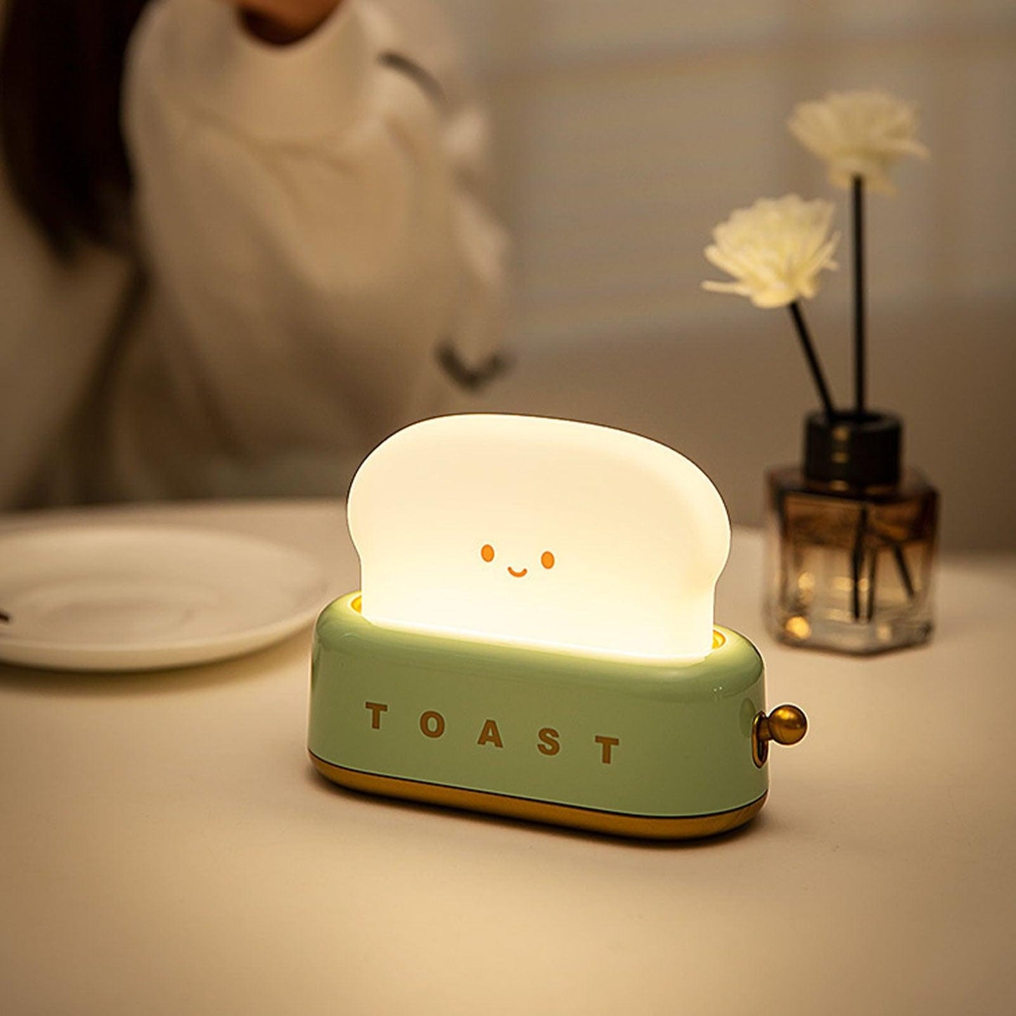 Bread Toast Kuki Night Light WarmGlow - Top #8 - WarmGlow Lights