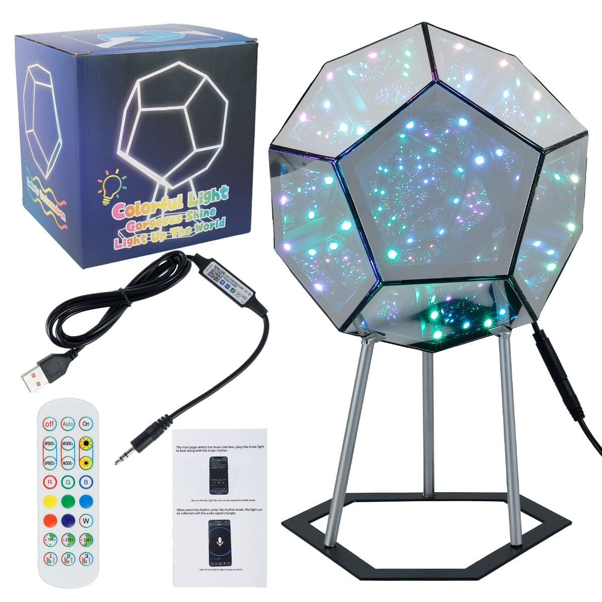Infinite Geometry Galaxy Space Dynamic Glow