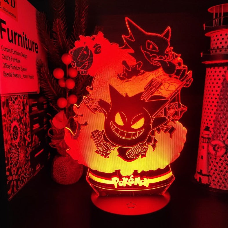 Gengar Evolve PokeGlow LED RGB - Top #1 - WarmGlow Lights