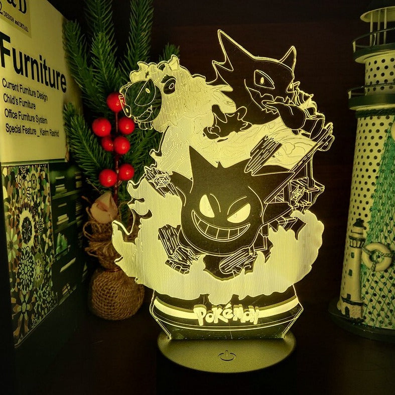 Gengar Evolve PokeGlow LED RGB - Top #1 - WarmGlow Lights