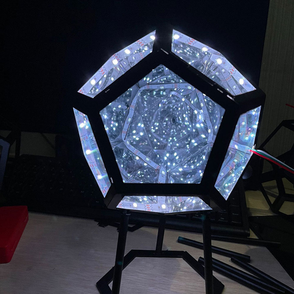 Infinite Geometry Galaxy Space Dynamic Glow
