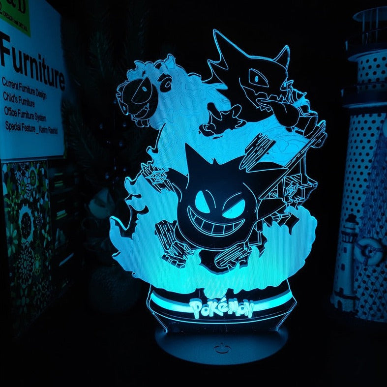 Gengar Evolve PokeGlow LED RGB - Top #1 - WarmGlow Lights
