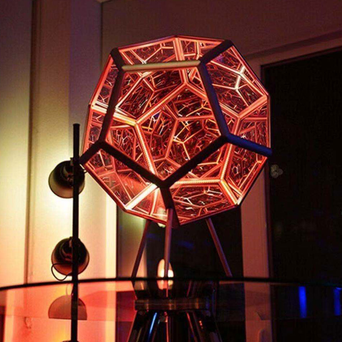 Infinite Geometry Galaxy Space Dynamic Glow