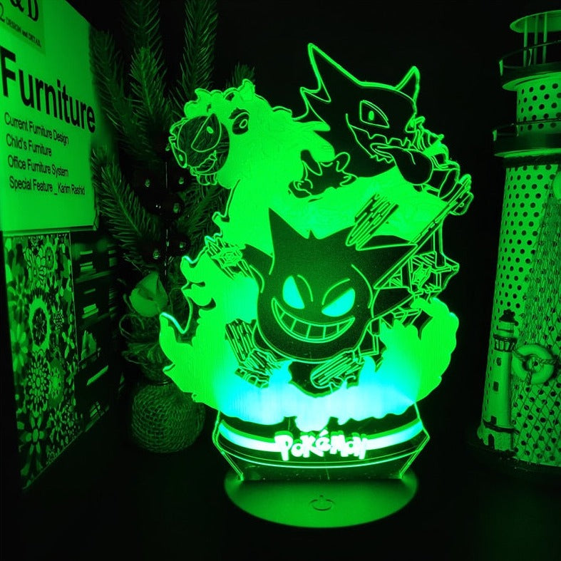 Gengar Evolve PokeGlow LED RGB - Top #1 - WarmGlow Lights