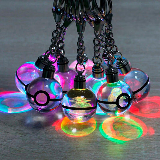 Crystal Keychain Light PokeGlow - Top #2 - WarmGlow Lights