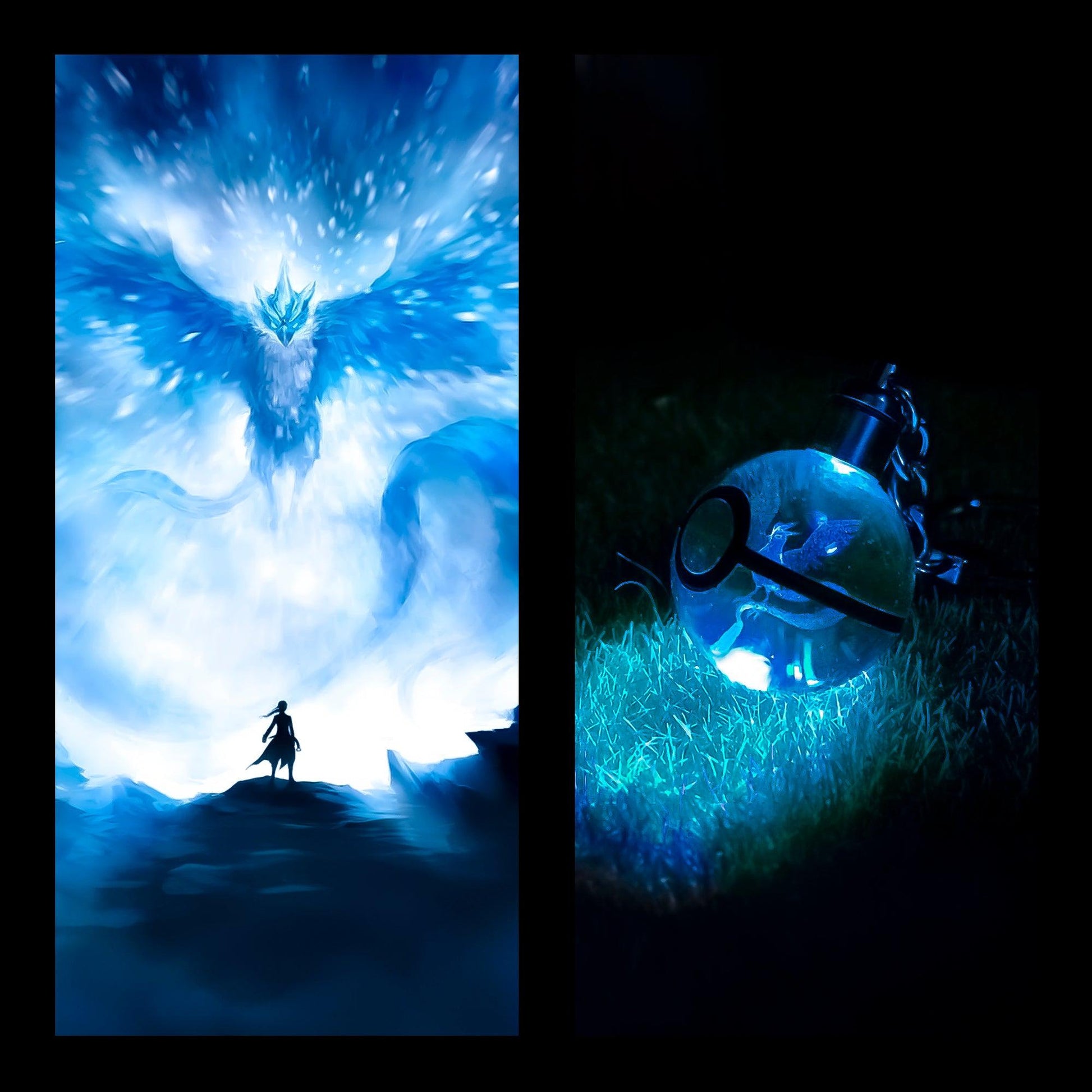 Crystal Keychain Light PokeGlow - Top #2 - WarmGlow Lights