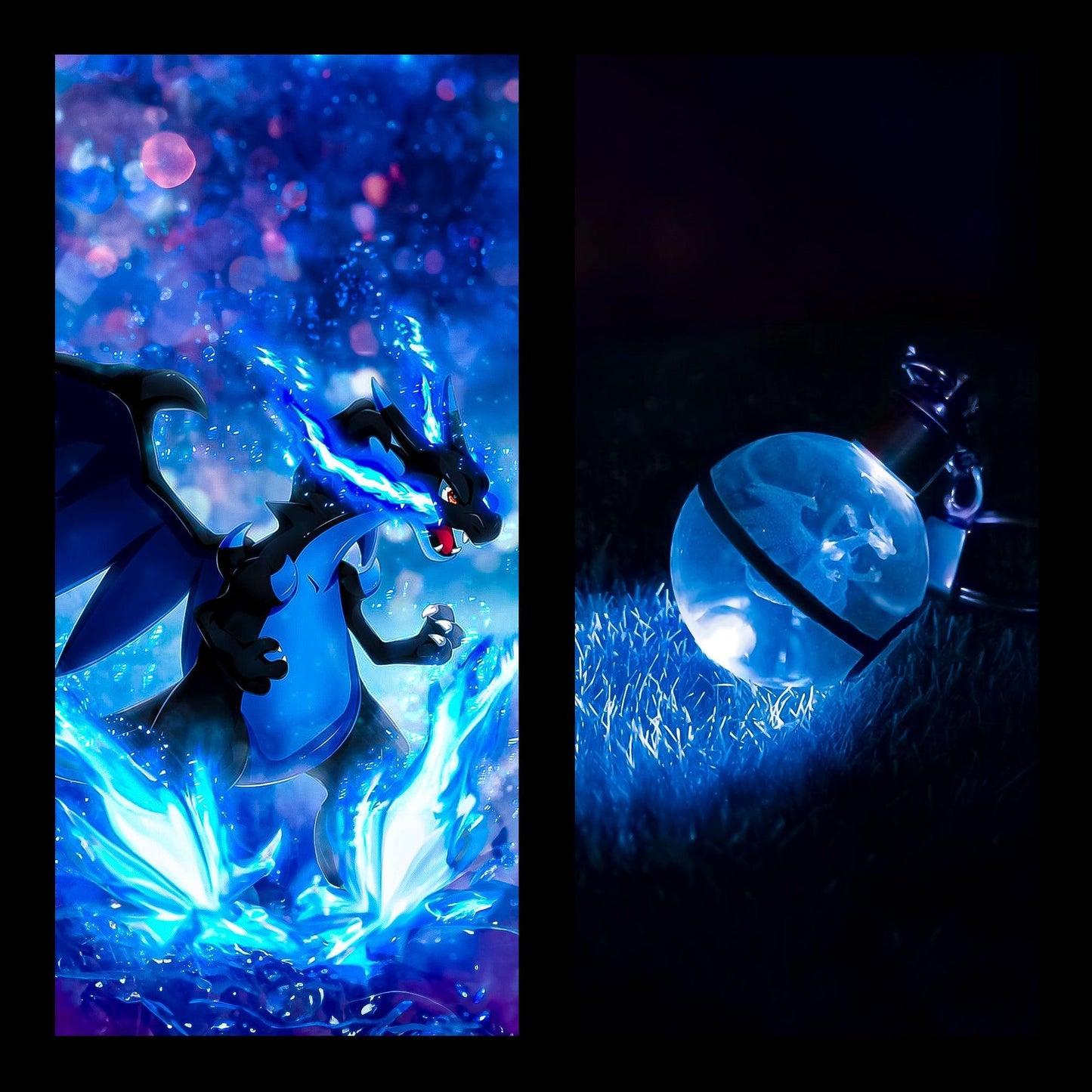 Crystal Keychain Light PokeGlow - Top #2 - WarmGlow Lights