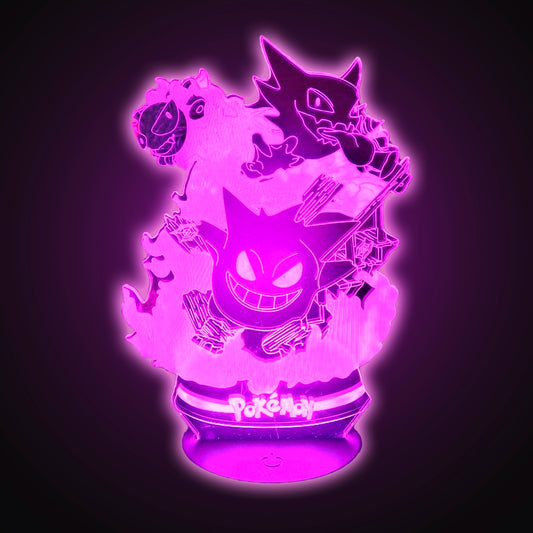 Gengar Evolve PokeGlow LED RGB - Top #1 - WarmGlow Lights