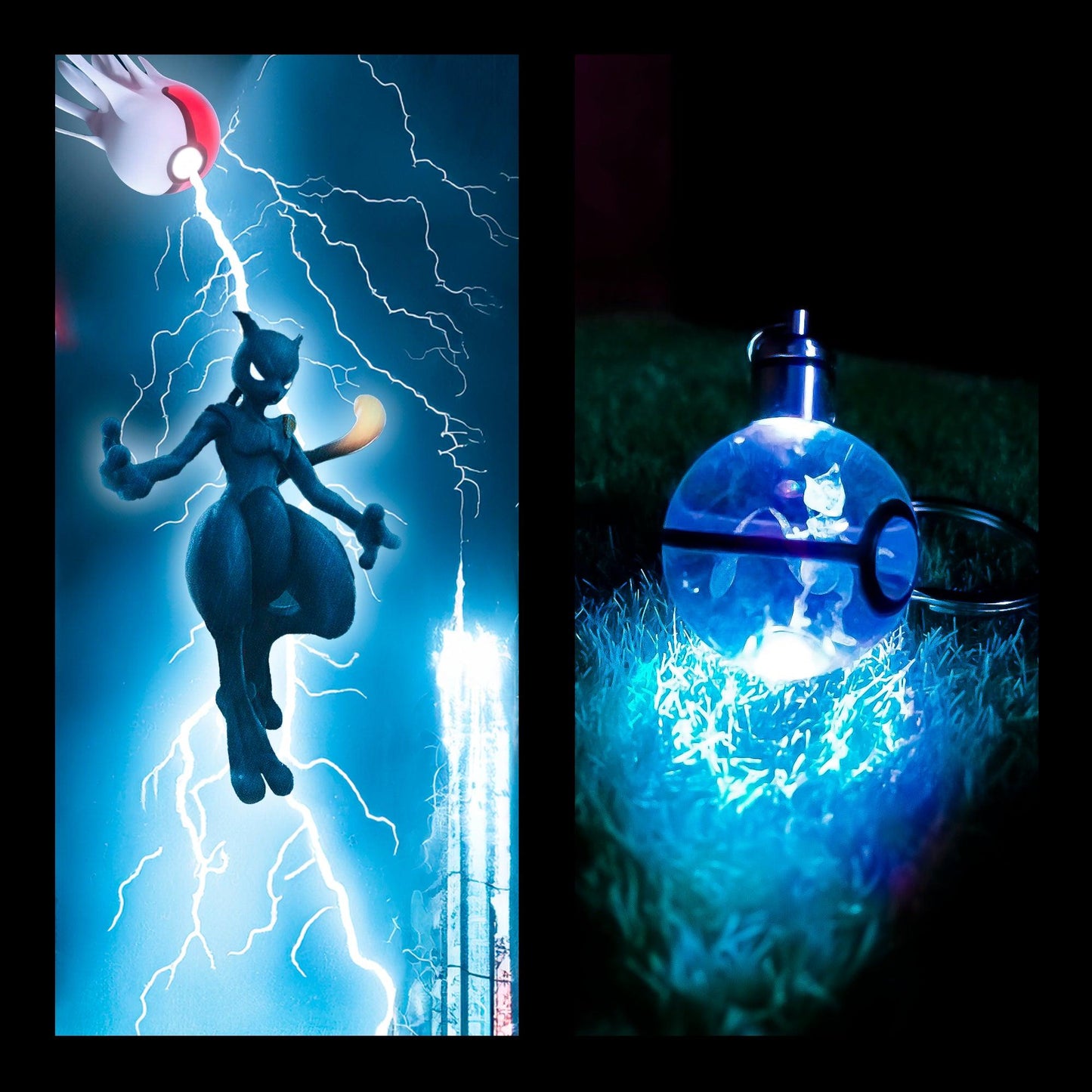 Crystal Keychain Light PokeGlow - Top #2 - WarmGlow Lights