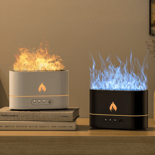 Flame Humidifier Diffuser - WarmGlow Lights